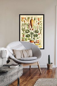 Poster an der Wand Adolphe Millot Kartoffeln