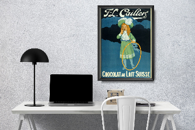 Poster an der Wand Chocolat au Lait Suisse