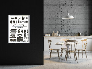 Poster im Retro-Stil Geometrie von Pasta