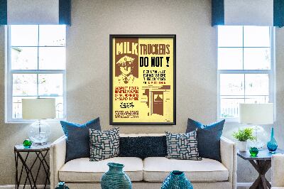 Plakat-Weinlese Warning Food and Drug Administration
