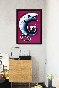 Plakat für den Frieden Sardine