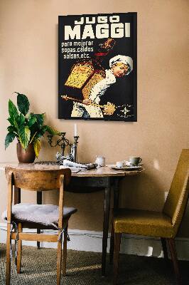 Weinleseplakat Vintage Maggi Würzsauce Drucken