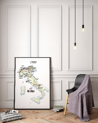 Weinleseplakat für das Wohnzimmer Giro d Italia