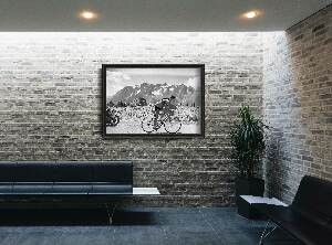 Plakat für den Frieden Fotografie Tour de France Frede Bahomontes