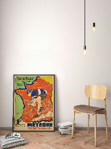 Poster Retro-Wohnzimmer Tour de France