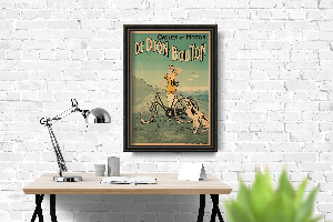 Poster im Retro-Stil Bike Dion Bouton