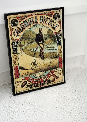 Poster im Retro-Stil Columbia Fahrrad-Plakat