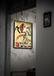 Plakat-Weinlese Radfahren Poster Cleveland