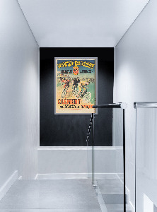 Poster Retro-Wohnzimmer Championnat du Monde de Cyclo Cross Pedestre