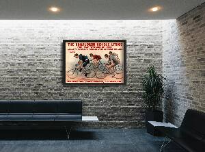 Poster im Retro-Stil Berner Mountainbike-Weltmeisterschaft in Zürich