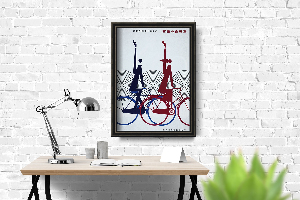 Retro-Poster Cycles et Norma Lea Vintage Poster