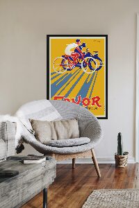Retro-Poster Favor Cycles Motos de Grande Luxe