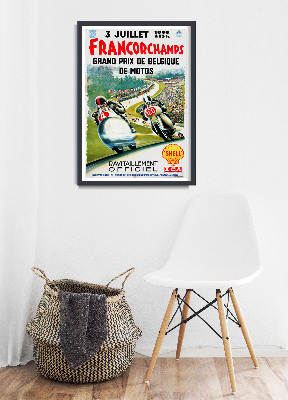 Plakat für den Frieden Francorchamps Grand Prix de Belgique