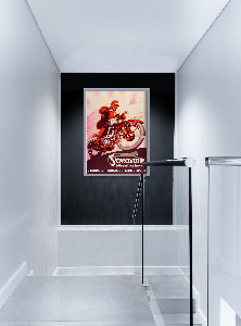 Weinleseplakat Motorrad
