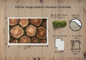 Moosbild Kofferraumkreuz -Abschnitt