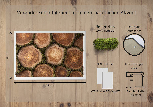 Moosbild Kofferraumkreuz -Abschnitt