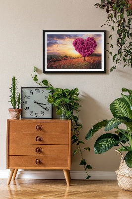 Moos bild Herz -verdrängter Baum