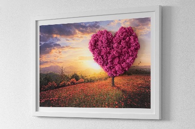 Moos bild Herz -verdrängter Baum