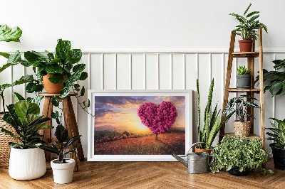 Moos bild Herz -verdrängter Baum