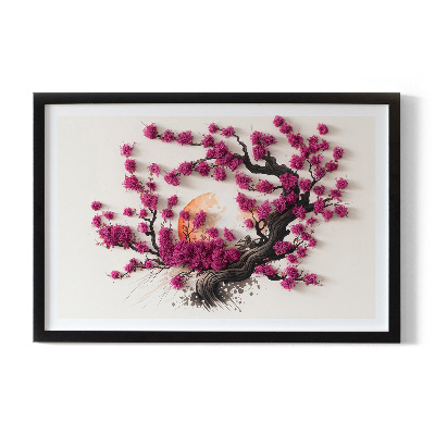 Moos bild wand Kirschbaum