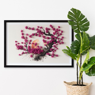 Moos bild wand Kirschbaum