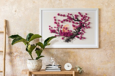 Moos bild wand Kirschbaum