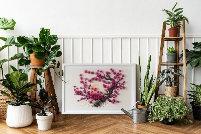 Moos bild wand Kirschbaum