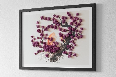 Moos bild wand Kirschbaum