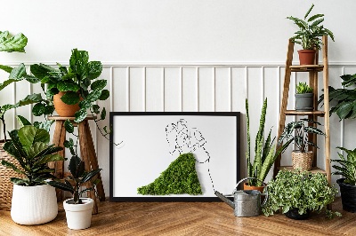 Moosbild Tanzpaar