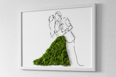 Moosbild Tanzpaar