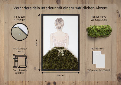 Moosbild Ballerina