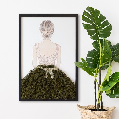 Moosbild Ballerina