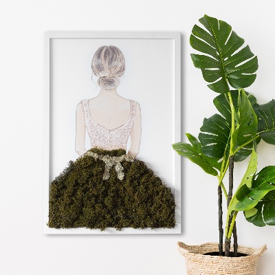 Moosbild Ballerina