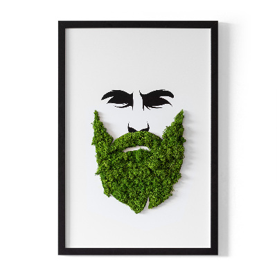 Moos bild Hipster mit einem Bart
