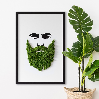 Moos bild Hipster mit einem Bart