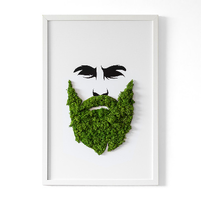 Moos bild Hipster mit einem Bart