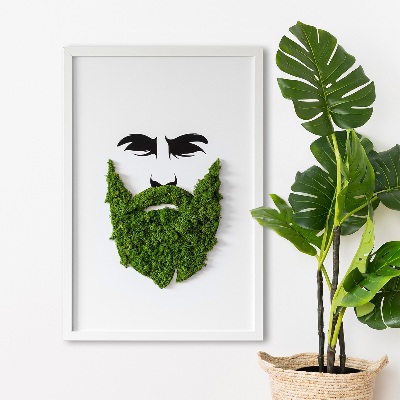 Moos bild Hipster mit einem Bart