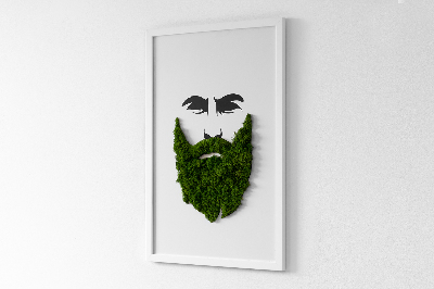 Moos bild Hipster mit einem Bart