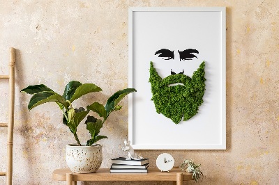 Moos bild Hipster mit einem Bart