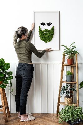 Moos bild Hipster mit einem Bart
