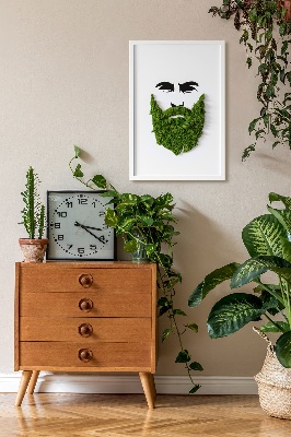 Moos bild Hipster mit einem Bart