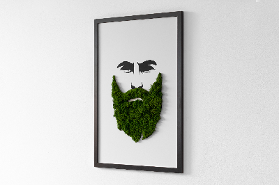 Moos bild Hipster mit einem Bart