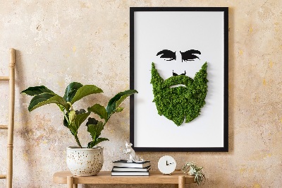 Moos bild Hipster mit einem Bart