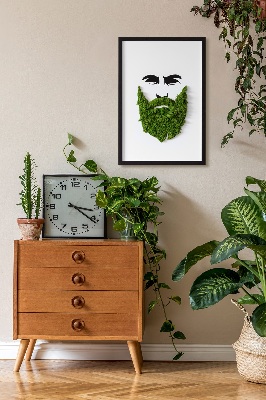 Moos bild Hipster mit einem Bart