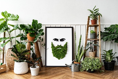 Moos bild Hipster mit einem Bart