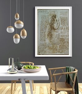 Retro-Poster Anatomie Da Vinci