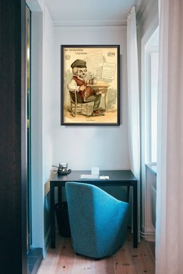 Posterm im Retro-Stil Kalender Antikamnia