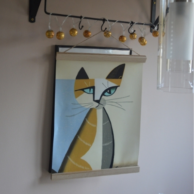 Vintage Poster Katze von Tomoo Inagaki