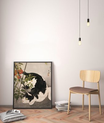 Poster Zimmer Die Katze geht um die Tomate Takahashi Shotei