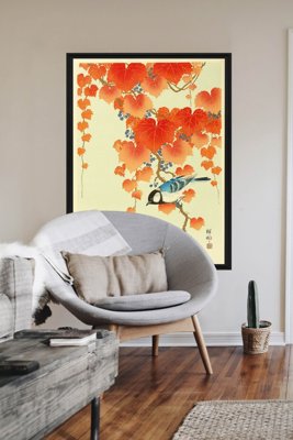 Poster Retro-Wohnzimmer Bird von Ohary Koson